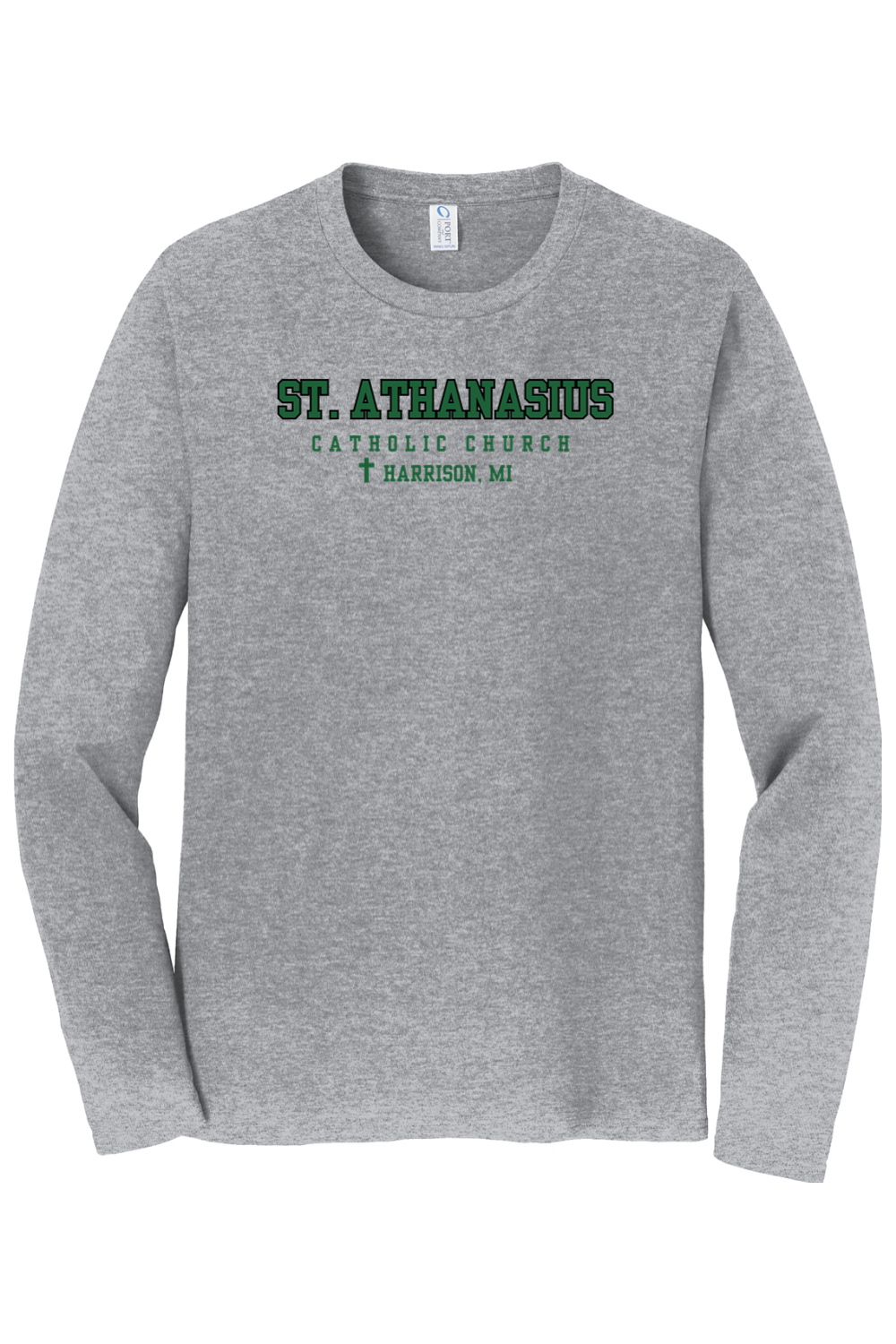 SAPH48625 St. Athanasius Parish Harrison Long Sleeve T-shirt