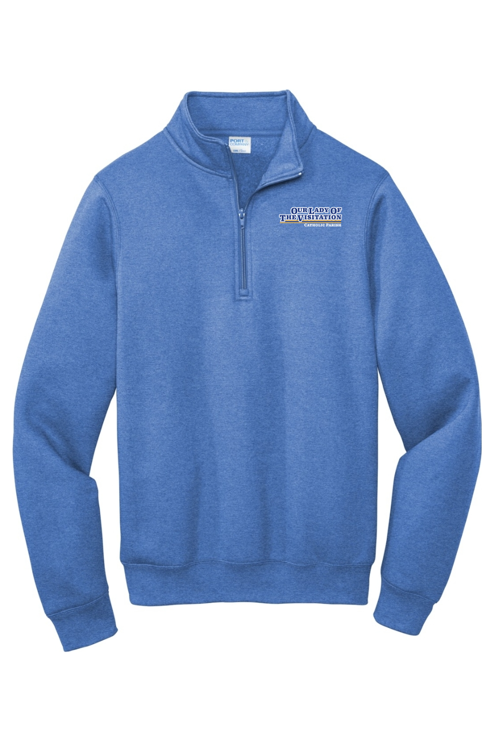 Our Lady of the Visitation Bold Left Chest Quarter Zip