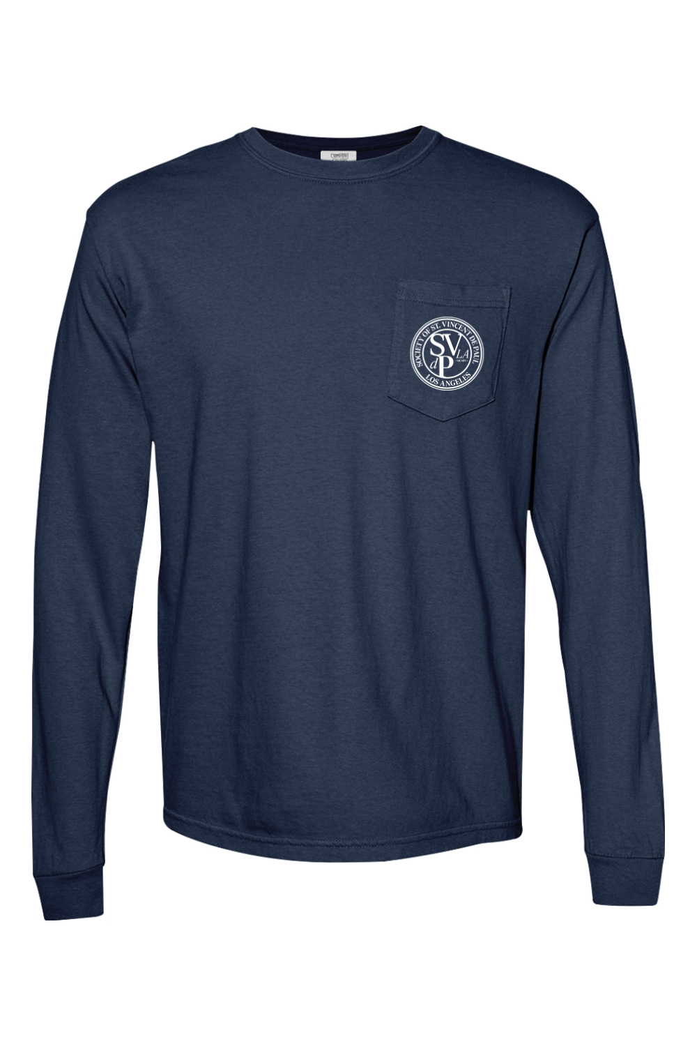 SVDPLA Comfort Colors Long Sleeve Pocket T-Shirt