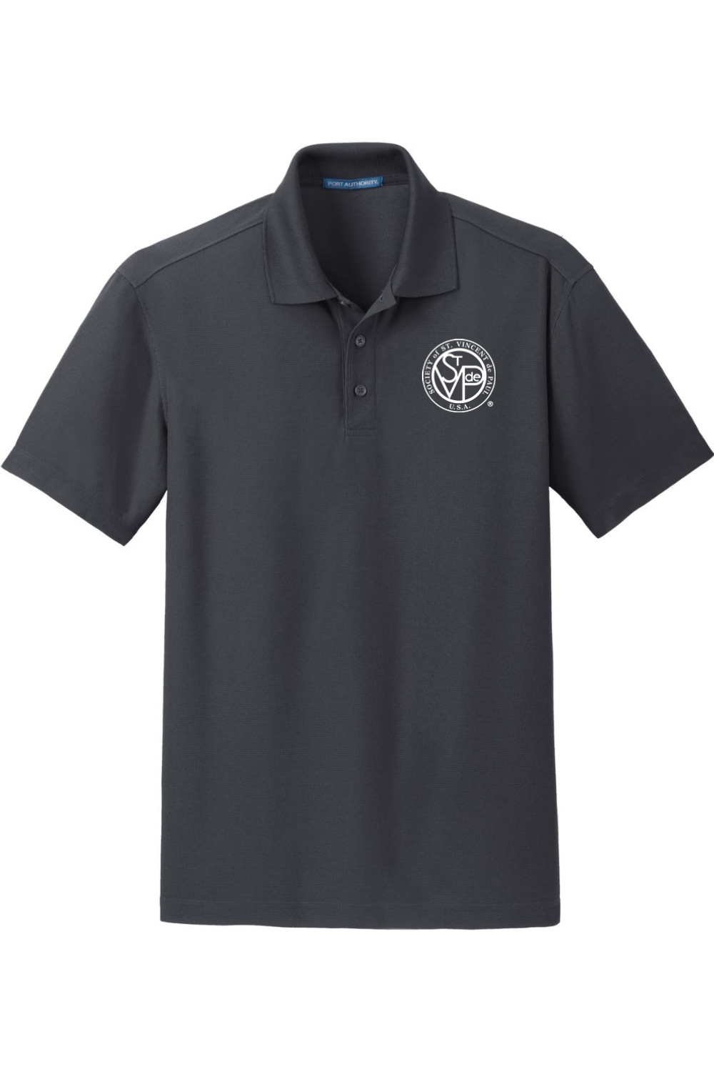 SVdP USA Logo Dry Zone Grid Polo