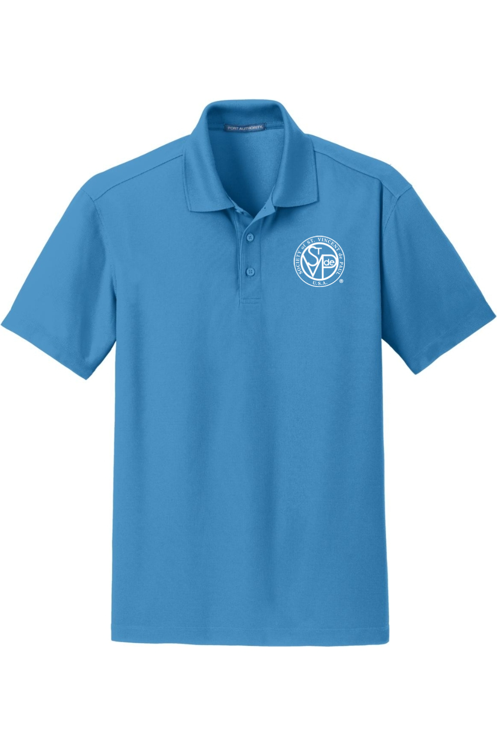 SVdP USA Logo Dry Zone Grid Polo