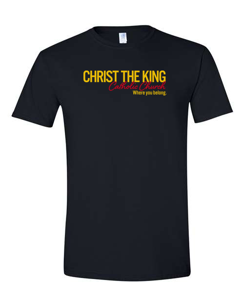 Christ the King - 90210 Block T-Shirt Black