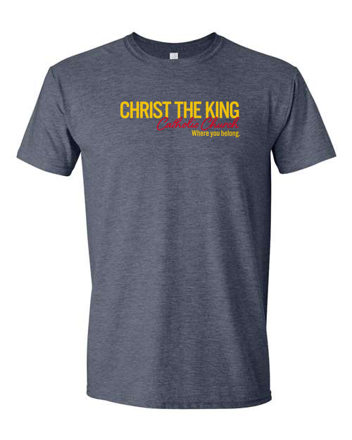 Christ the King - 90210 Block T-Shirt Navy