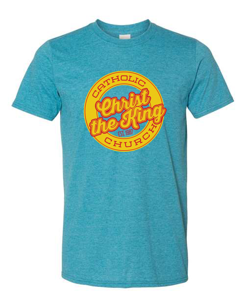 Christ the King - 90210 Circle Logo T-Shirt Teal