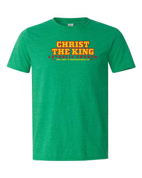 Christ the King - 90210 Collegiate T-Shirt Irish Green