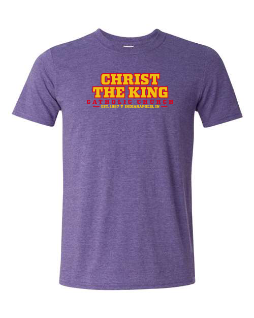 Christ the King - 90210 Collegiate T-Shirt Purple
