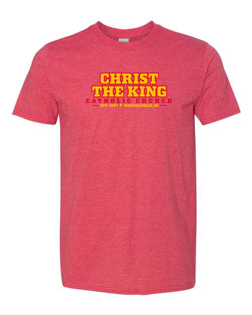 Christ the King - 90210 Collegiate T-Shirt Red
