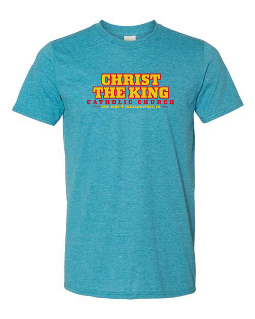 Christ the King - 90210 Collegiate T-Shirt Teal
