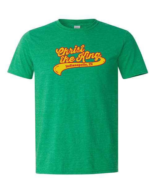 Christ the King - 90210 Retro T-Shirt Irish Green