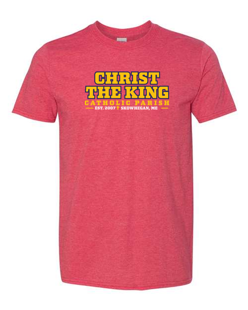 Christ the King Parish - 04976 Collegiate T-Shirt Red