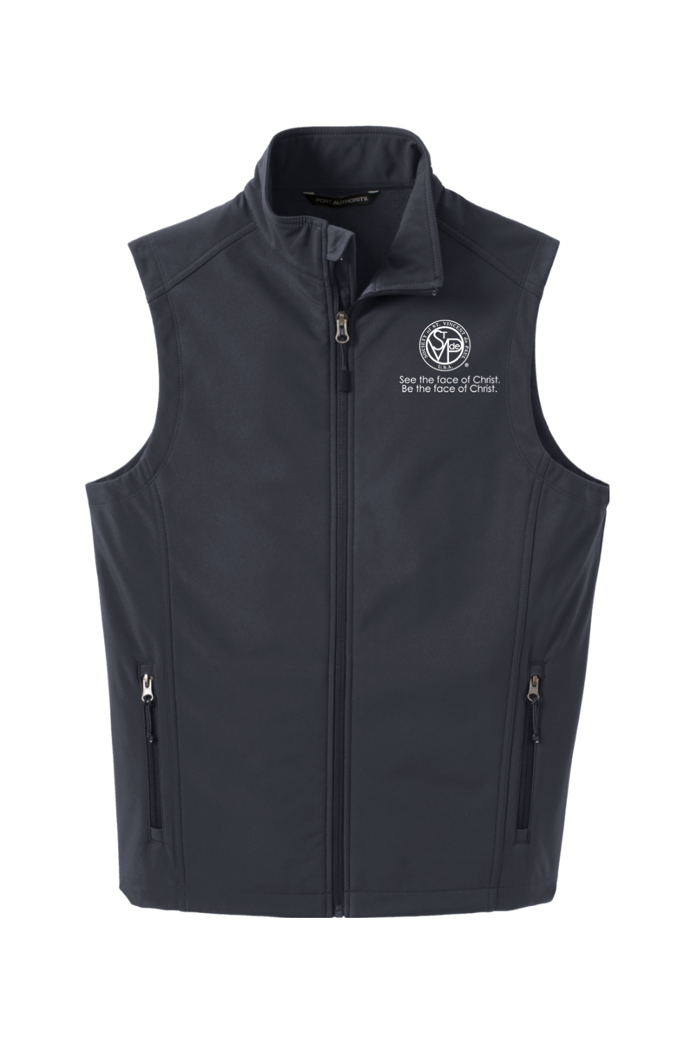 SVDP See the Face of Christ Soft Shell Vest