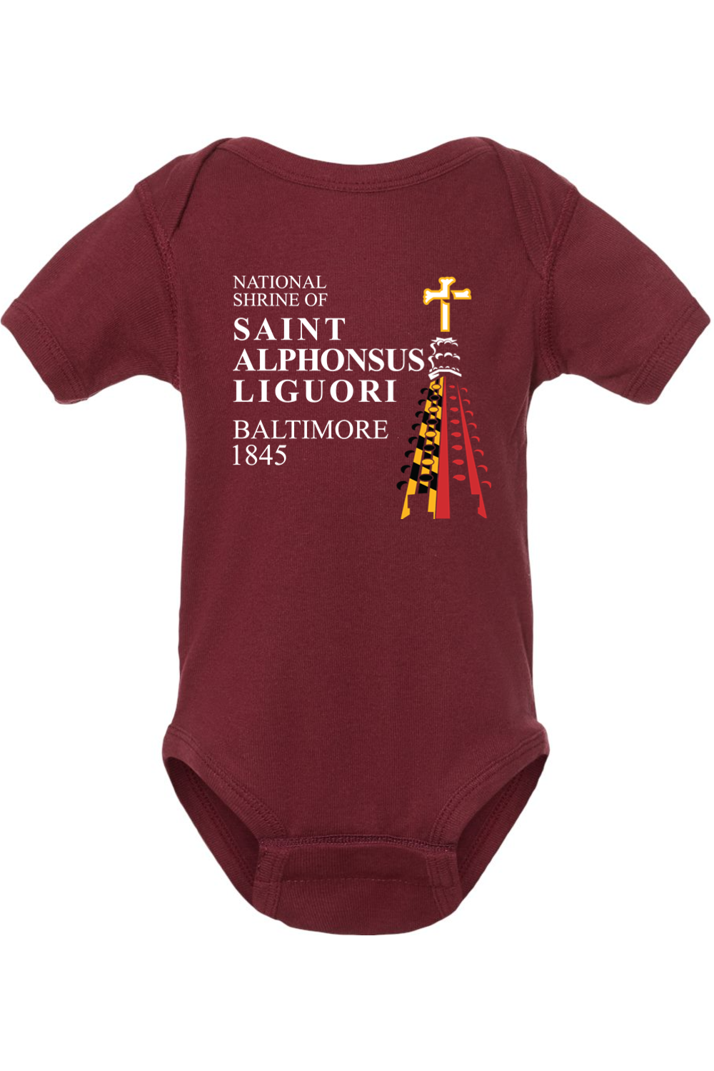 National Shrine of St. Alphonsus Liguori Baby Bodysuit