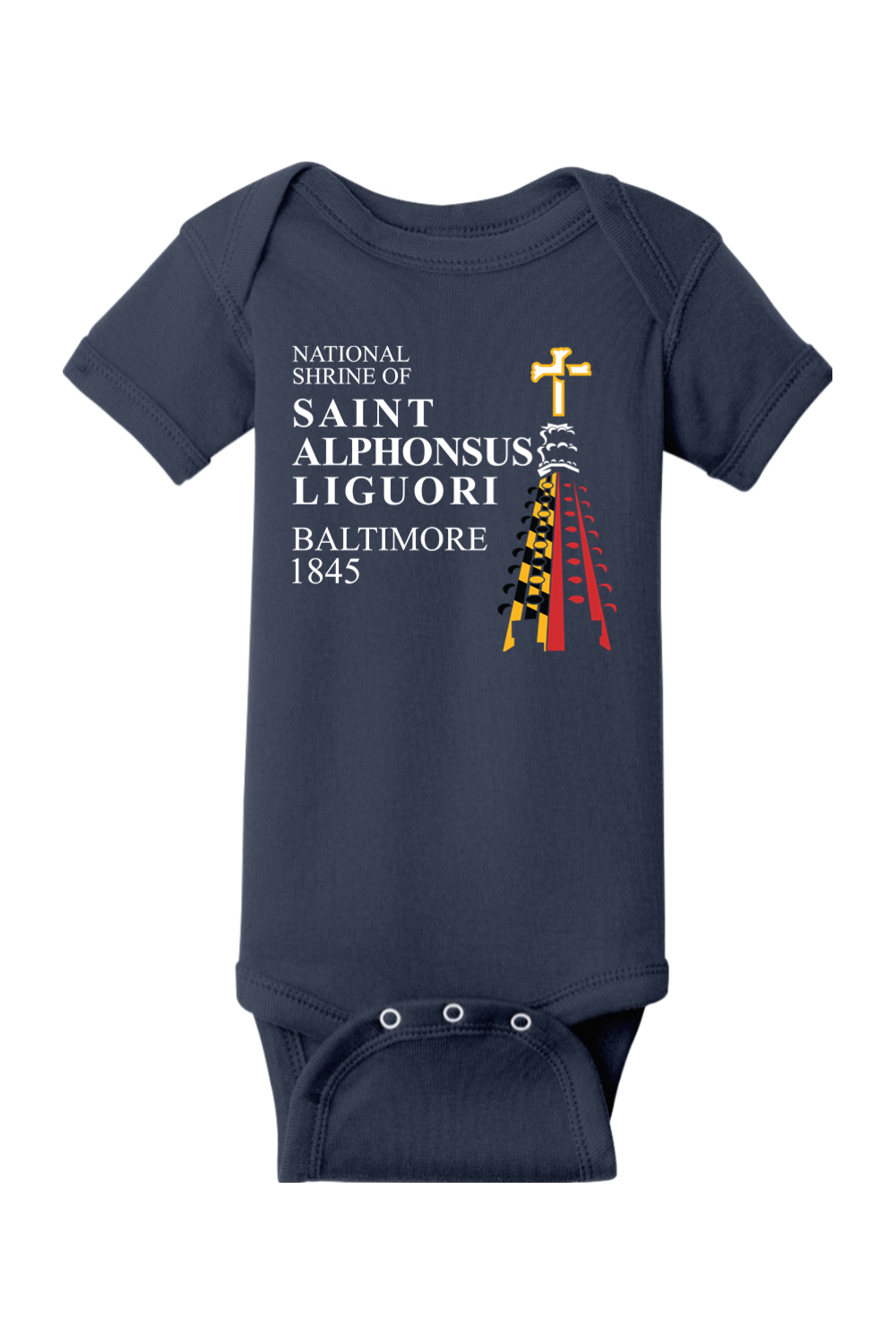 National Shrine of St. Alphonsus Liguori Baby Bodysuit