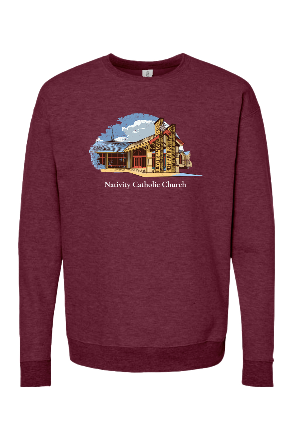 Nativity 46239 Building Crewneck Sweatshirt