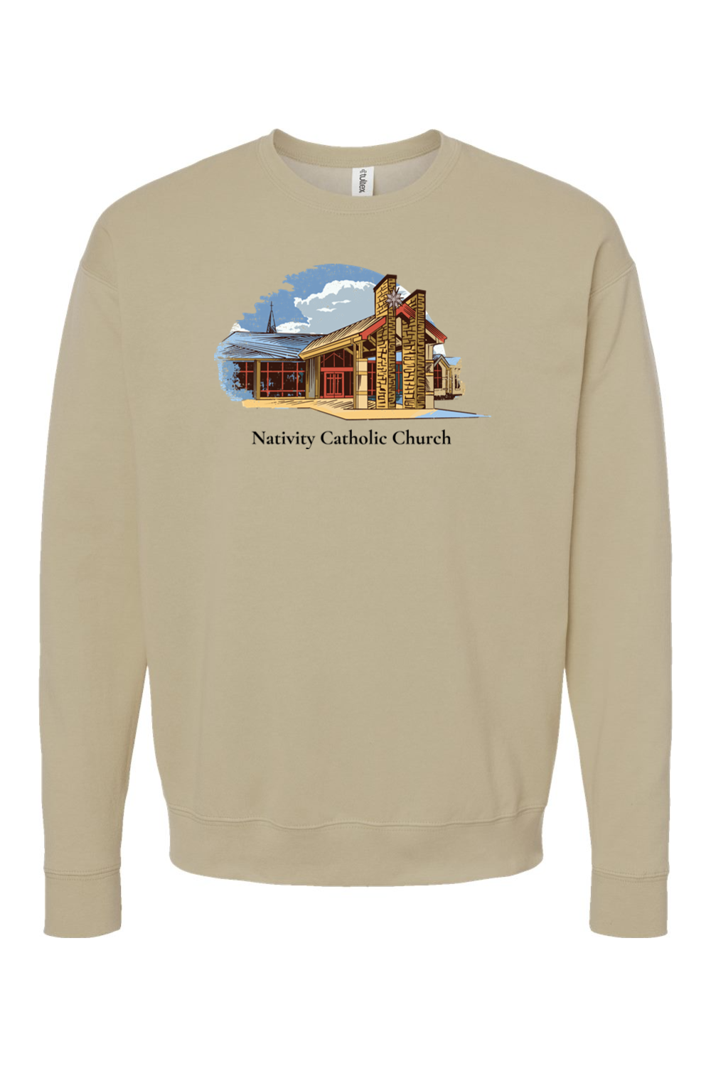 Nativity 46239 Building Crewneck Sweatshirt