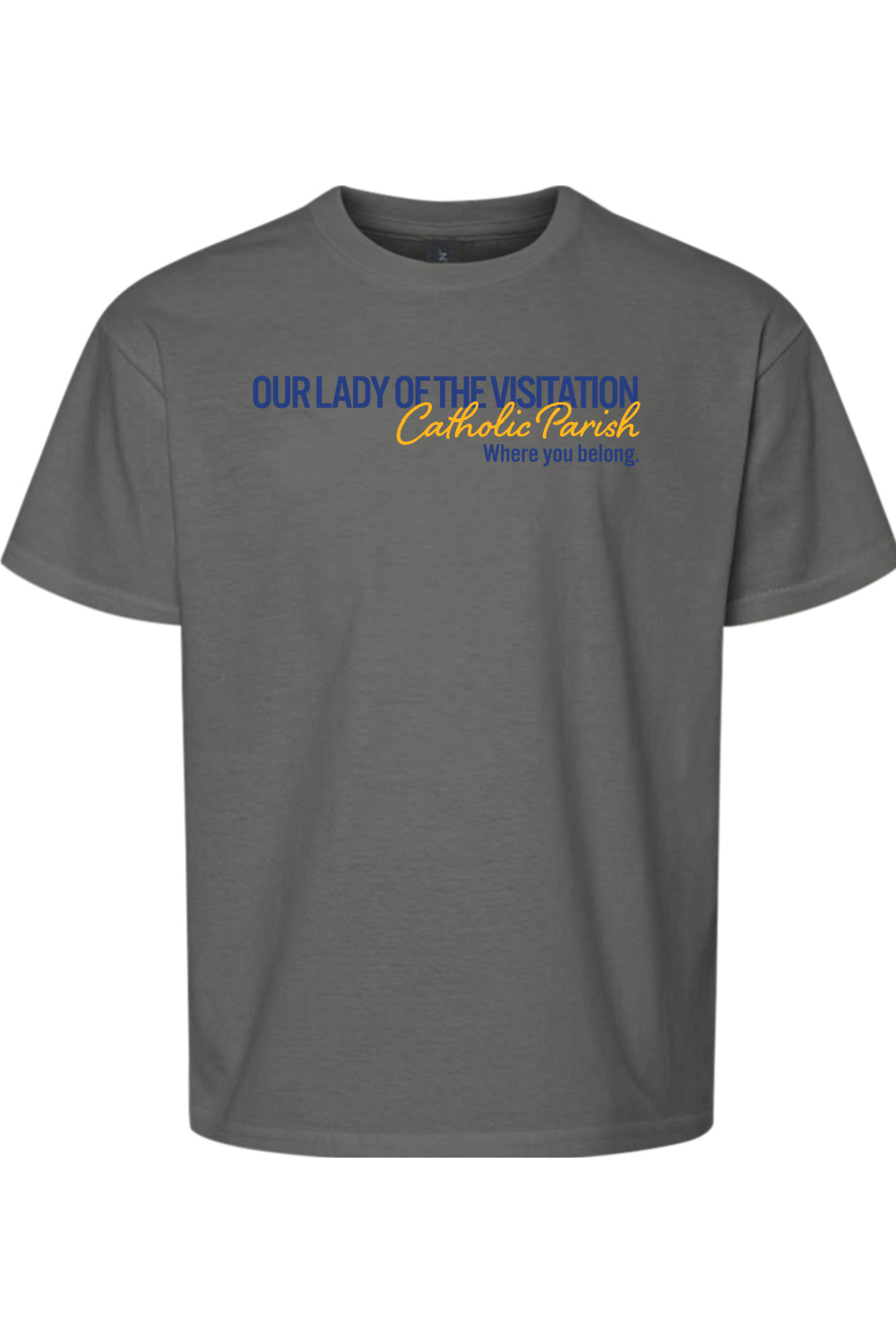 Our Lady of the Visitation Block Youth T-Shirt