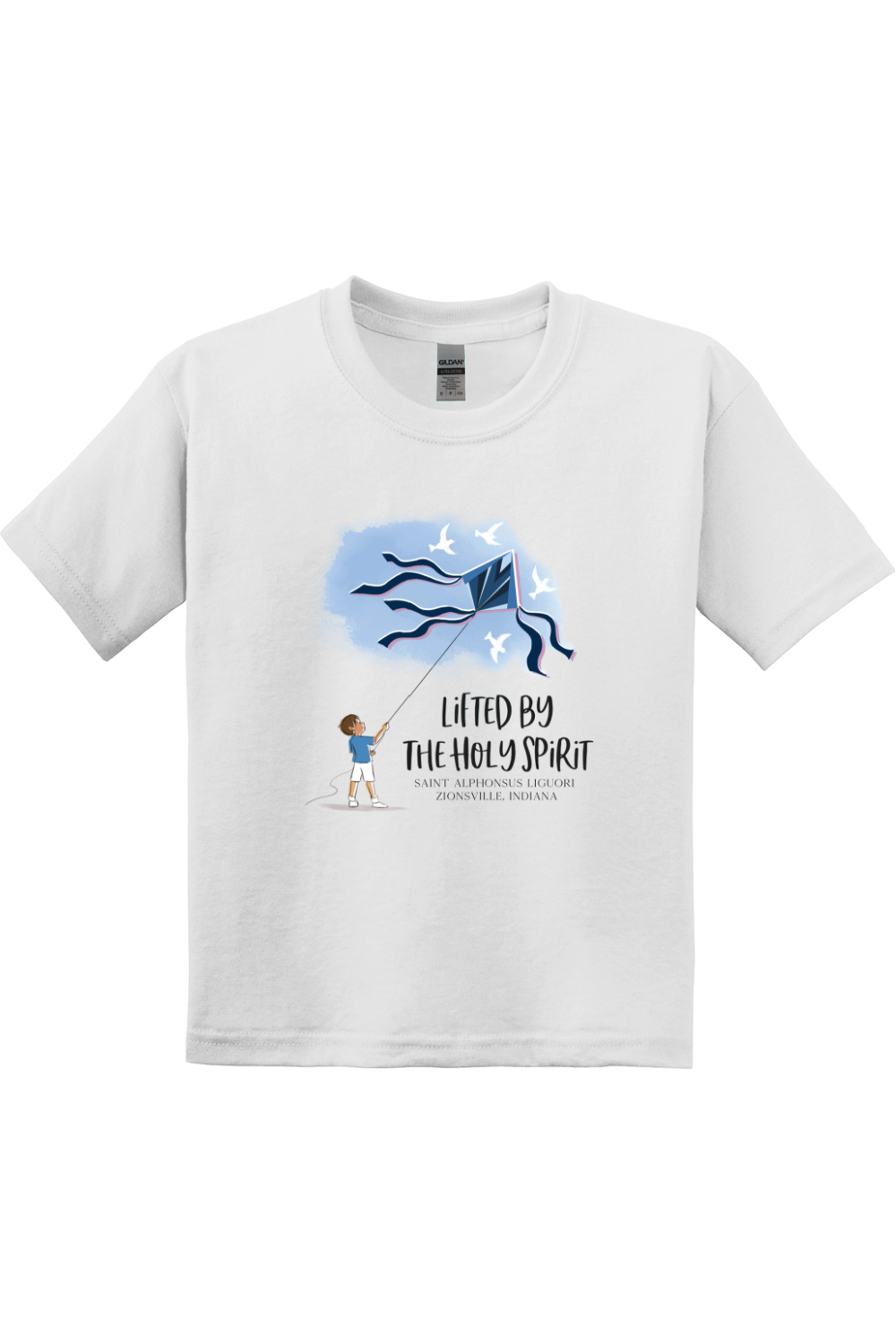 Saint Alphonsus Lifted By the Holy Spirit Boys Youth T-Shirt