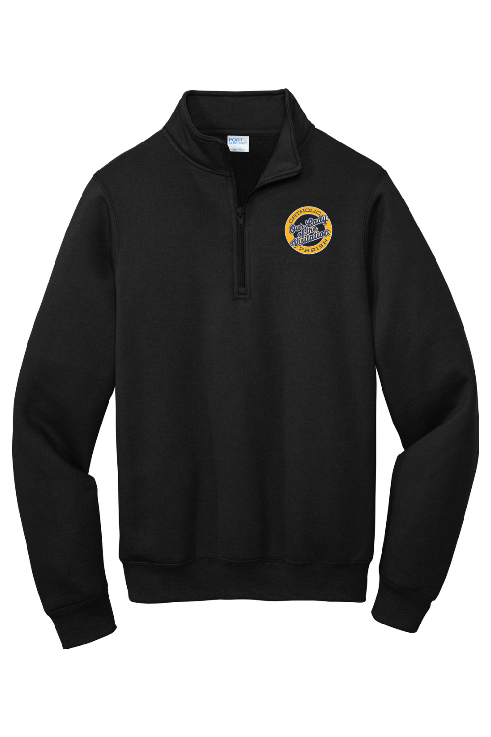 Our Lady of the Visitation Circle Left Chest Quarter Zip