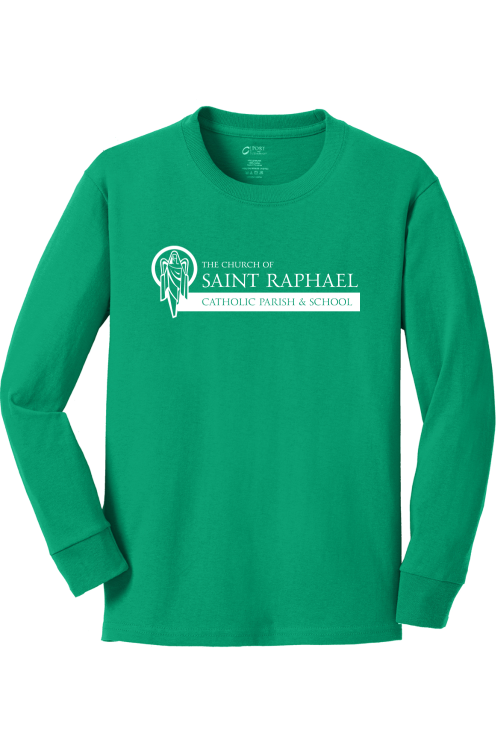 Saint Raphael Catholic Church - SRCC55428 - Long Sleeve Youth T-Shirt