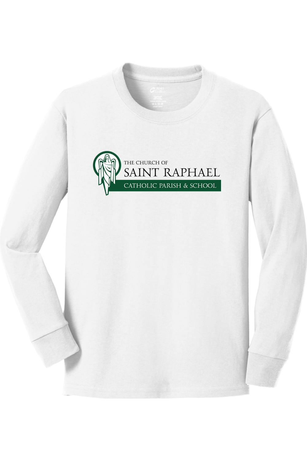 Saint Raphael Catholic Church - SRCC55428 - Long Sleeve Youth T-Shirt