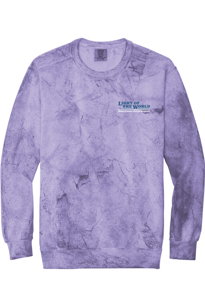 LOTW HS Youth Ministry Tie Dye Creweneck Sweatshirt