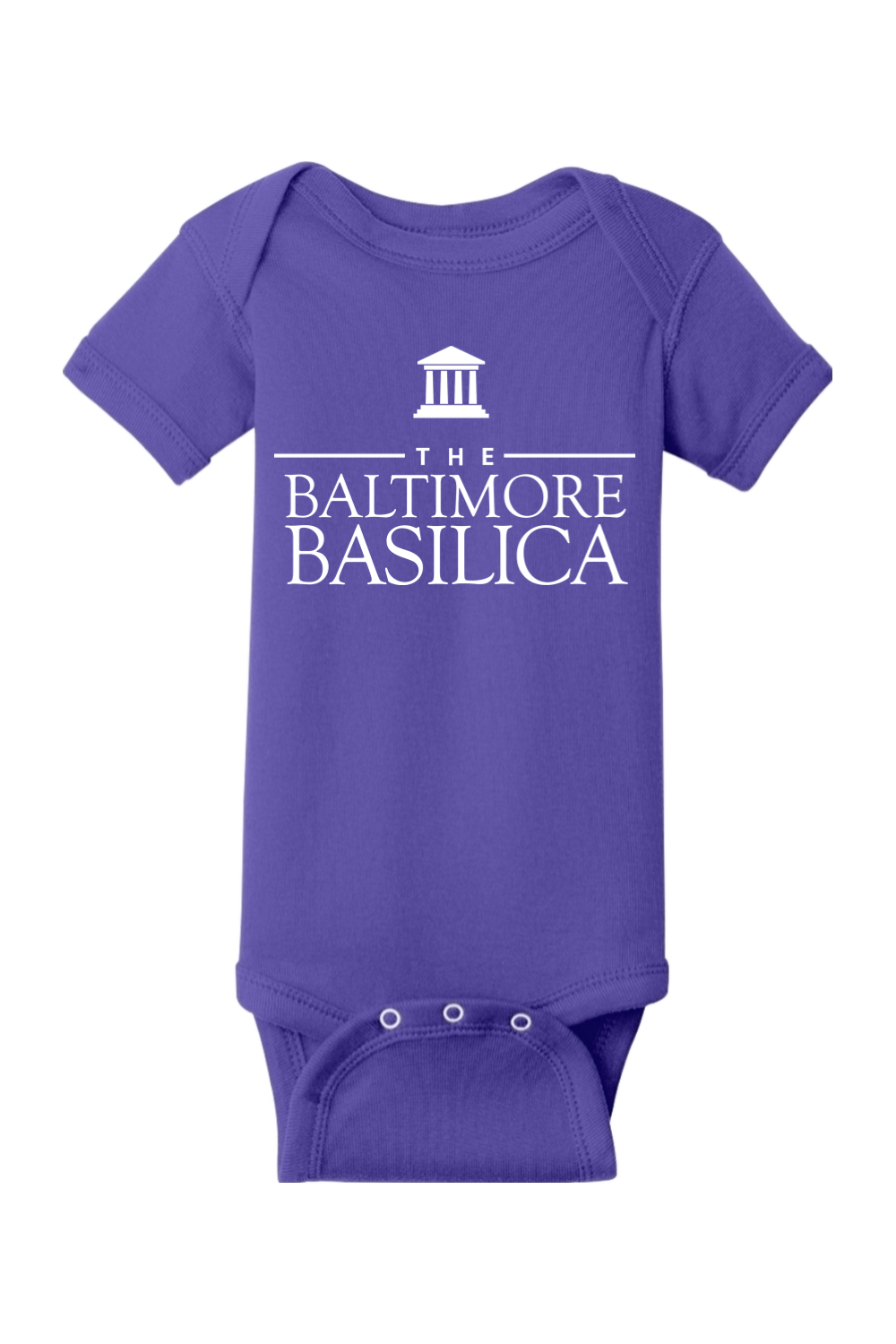 Baltimore Basilica Short Sleeve Baby Bodysuit