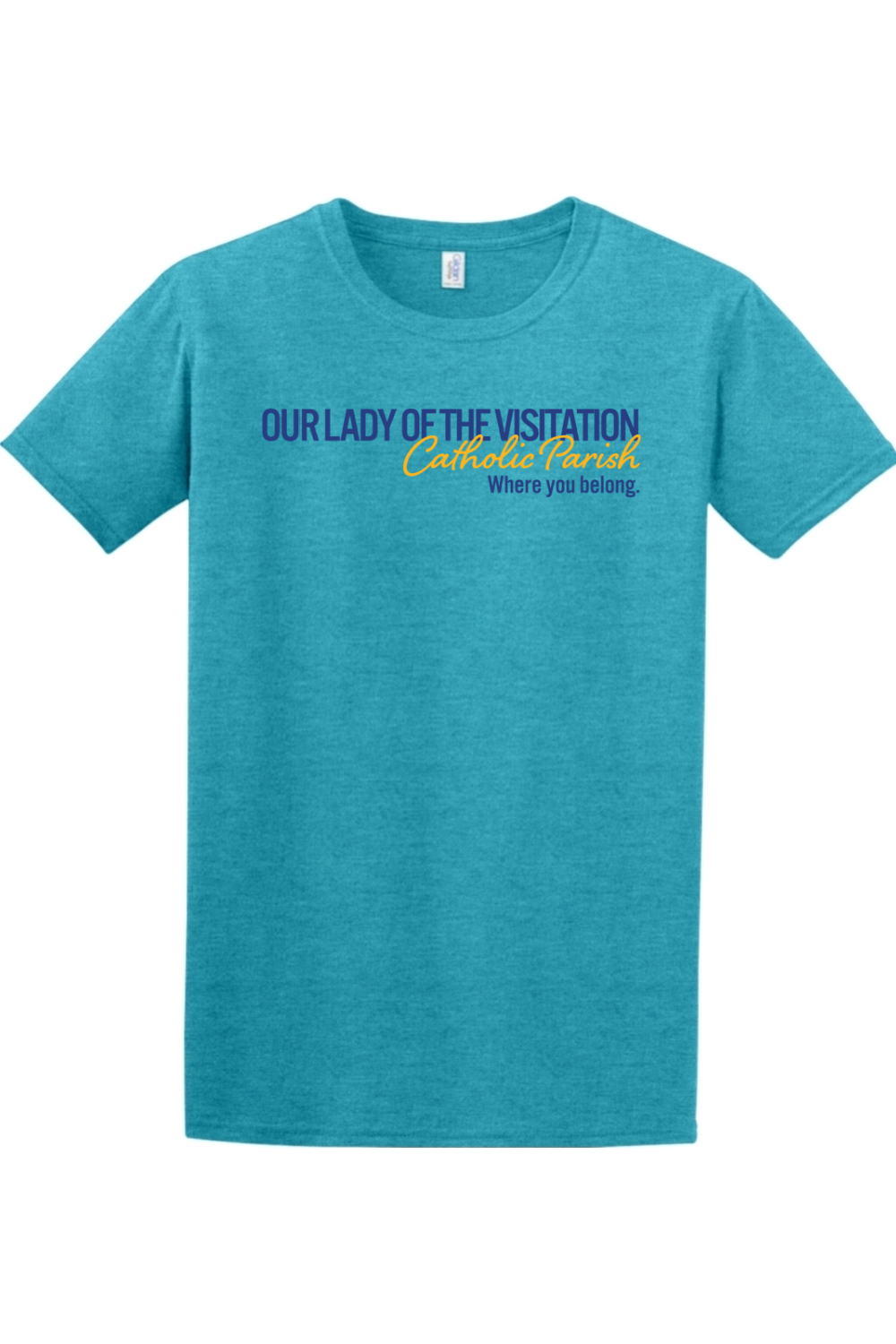 Our Lady of the Visitation Block T-Shirt