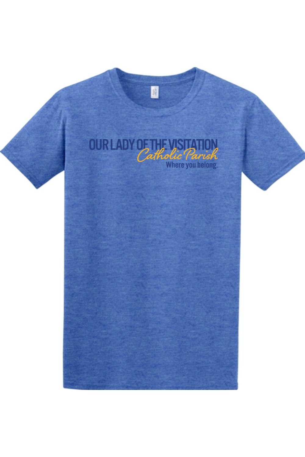 Our Lady of the Visitation Block T-Shirt
