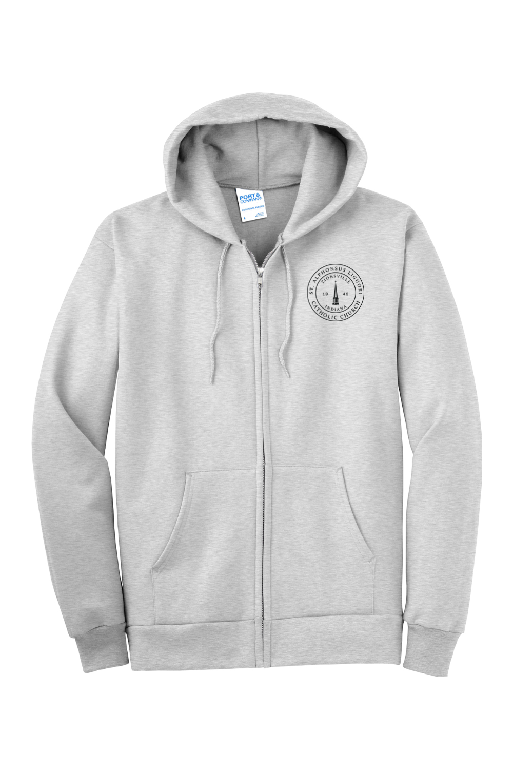 Saint Alphonsus Liguori Catholic Church Full-Zip Hooded Sweatshirt