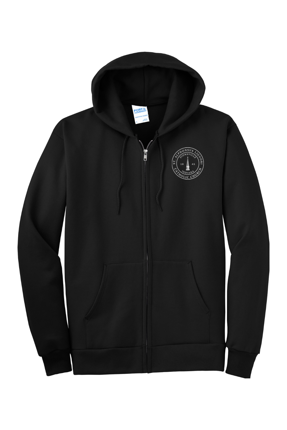 Saint Alphonsus Liguori Catholic Church Full-Zip Hooded Sweatshirt