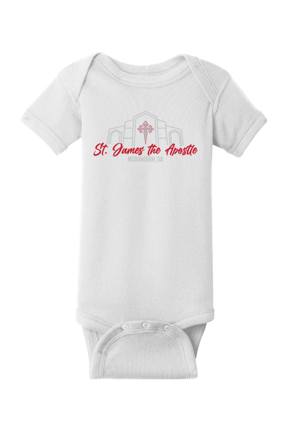 St. James Infant Short Sleeve Baby Bodysuit