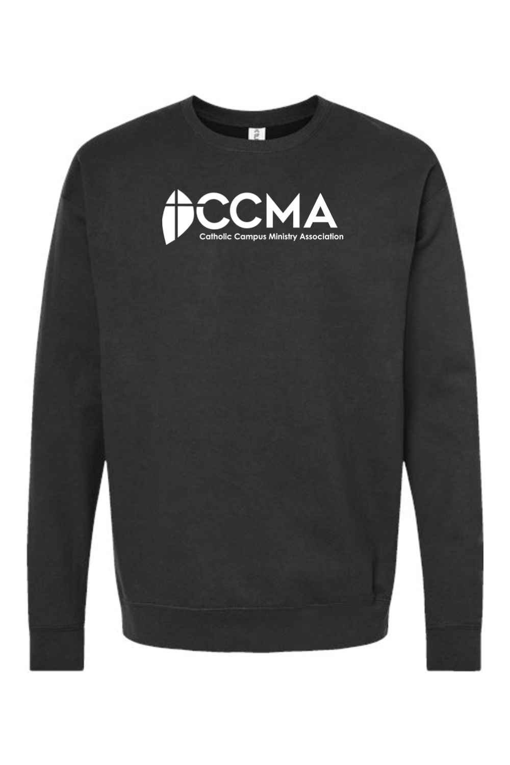 CCMA White Logo Fleece Crewneck Sweatshirt