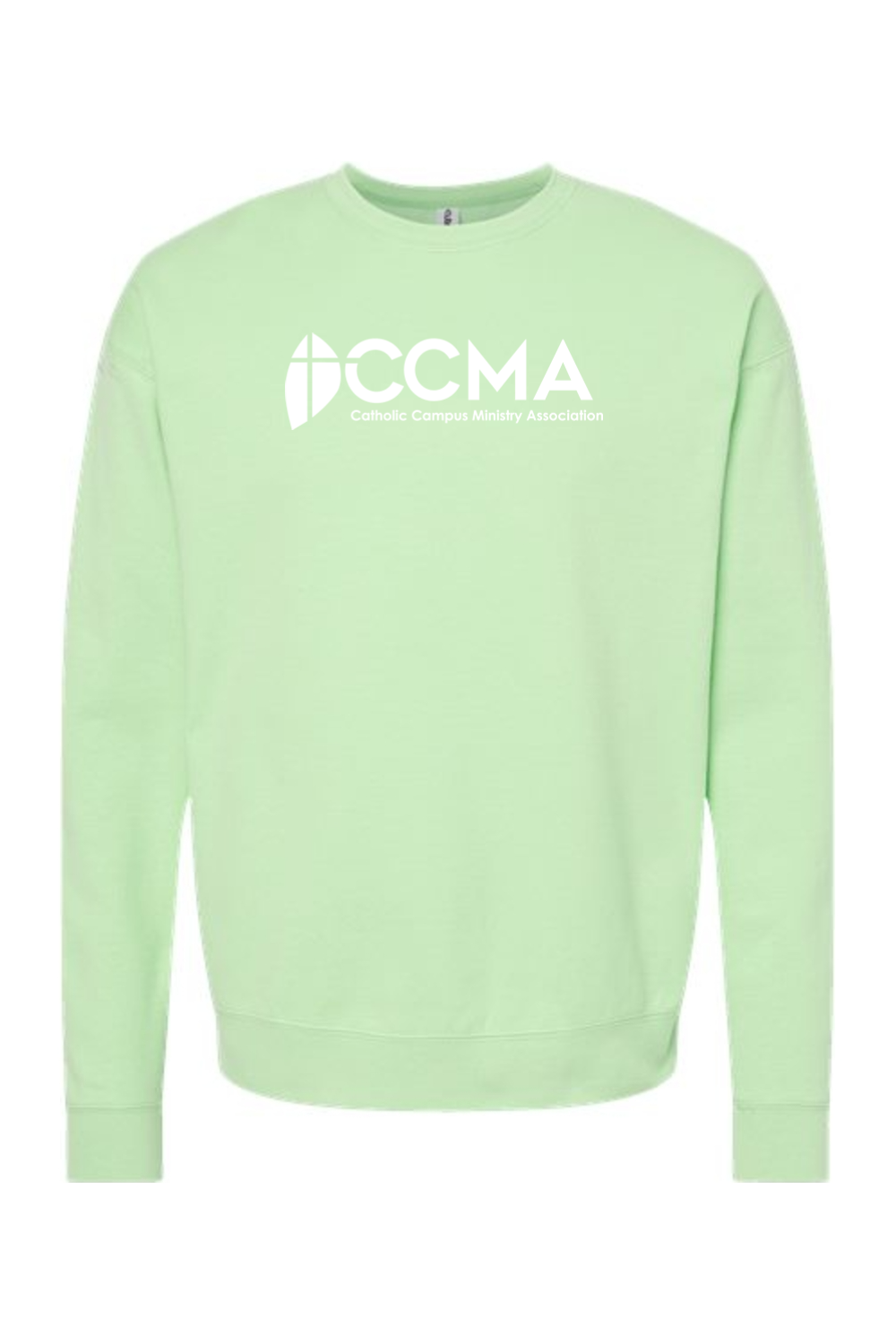 CCMA White Logo Fleece Crewneck Sweatshirt