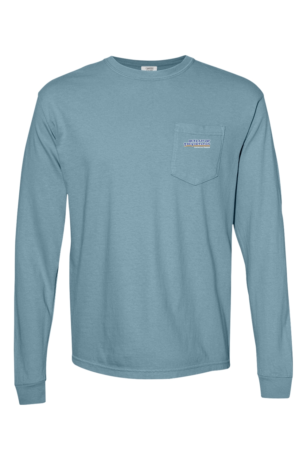 Our Lady of the Visitation Bold Pocket Long Sleeve