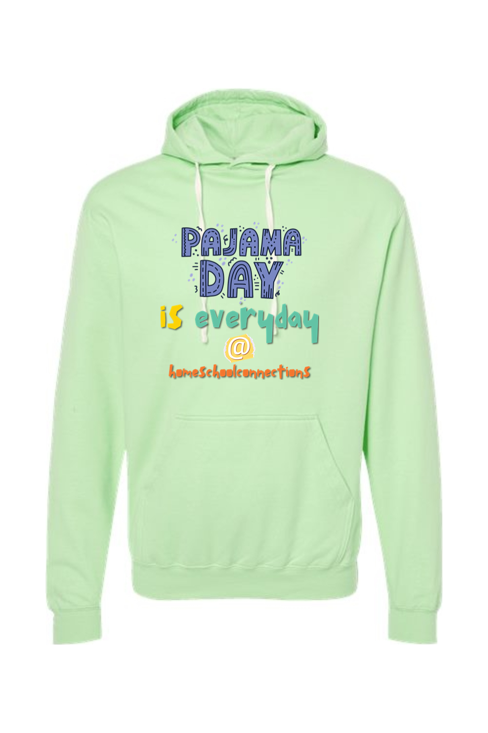 Homeschool Connections Pajama Day Fleece Hooded Sweatshirt