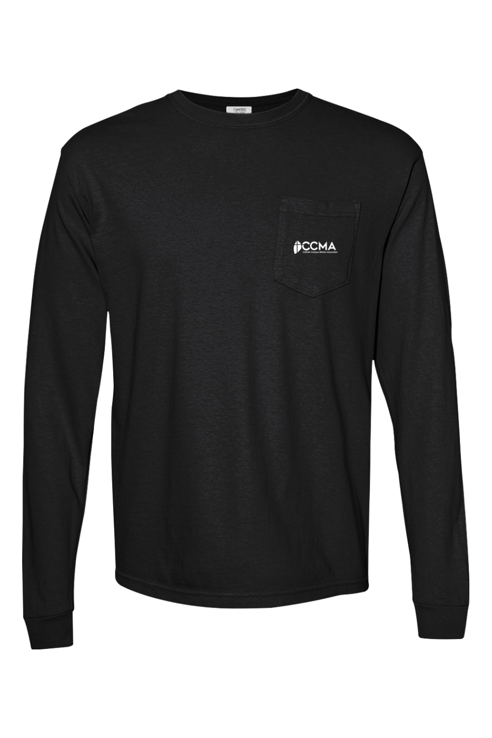 CCMA White Logo Long Sleeve Pocket T-Shirt