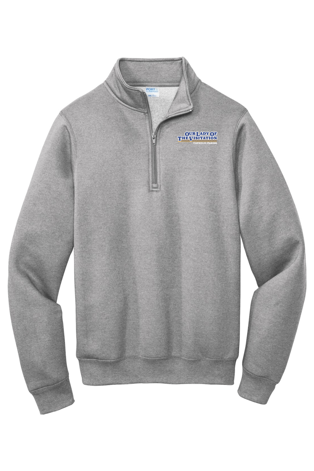Our Lady of the Visitation Bold Left Chest Quarter Zip