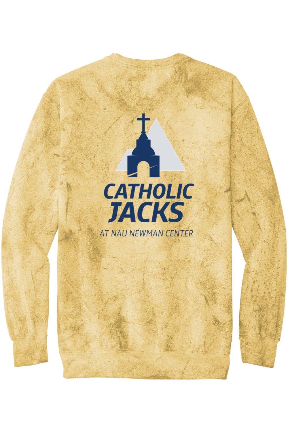 NAU Catholic Jacks Tie Dye Crewneck Sweatshirt