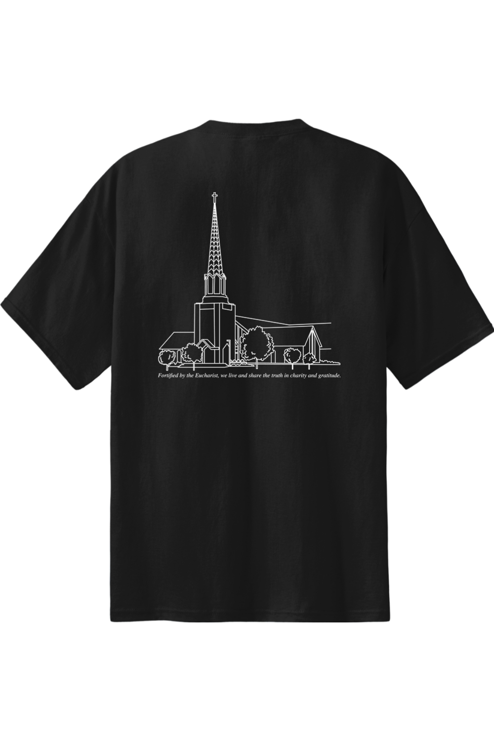 Saint Alphonsus Liguori Church Silhouette T-Shirt