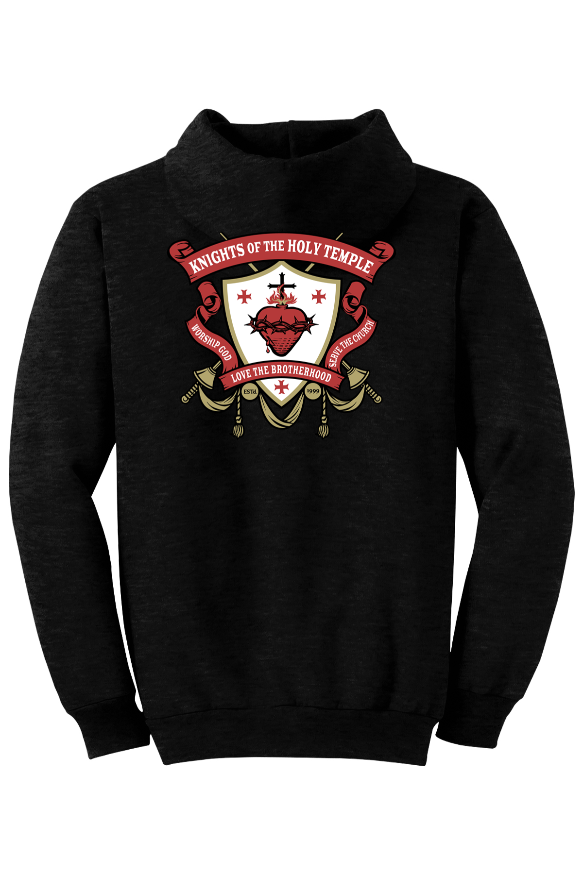 Knights of the Holy Temple Hooded Sweatshirt