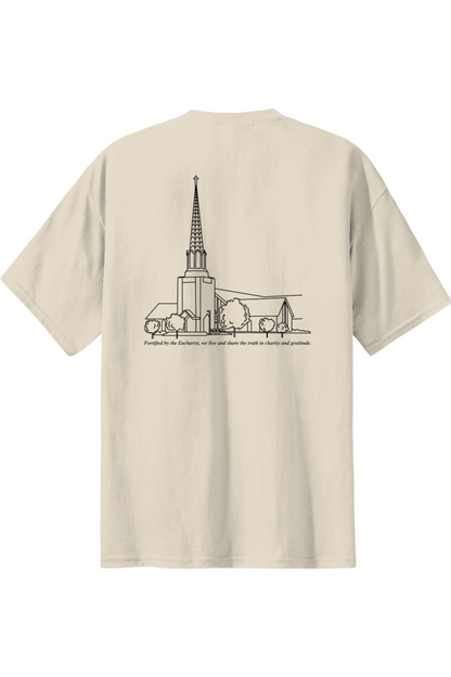 Saint Alphonsus Liguori Church Silhouette T-Shirt