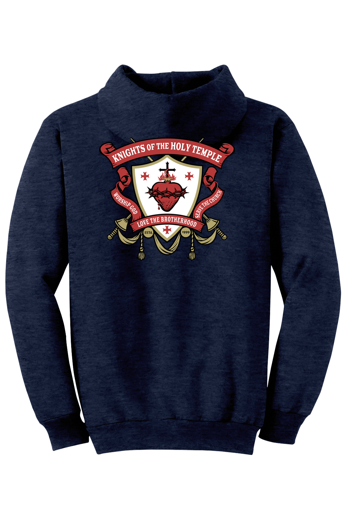 Knights of the Holy Temple Hooded Sweatshirt