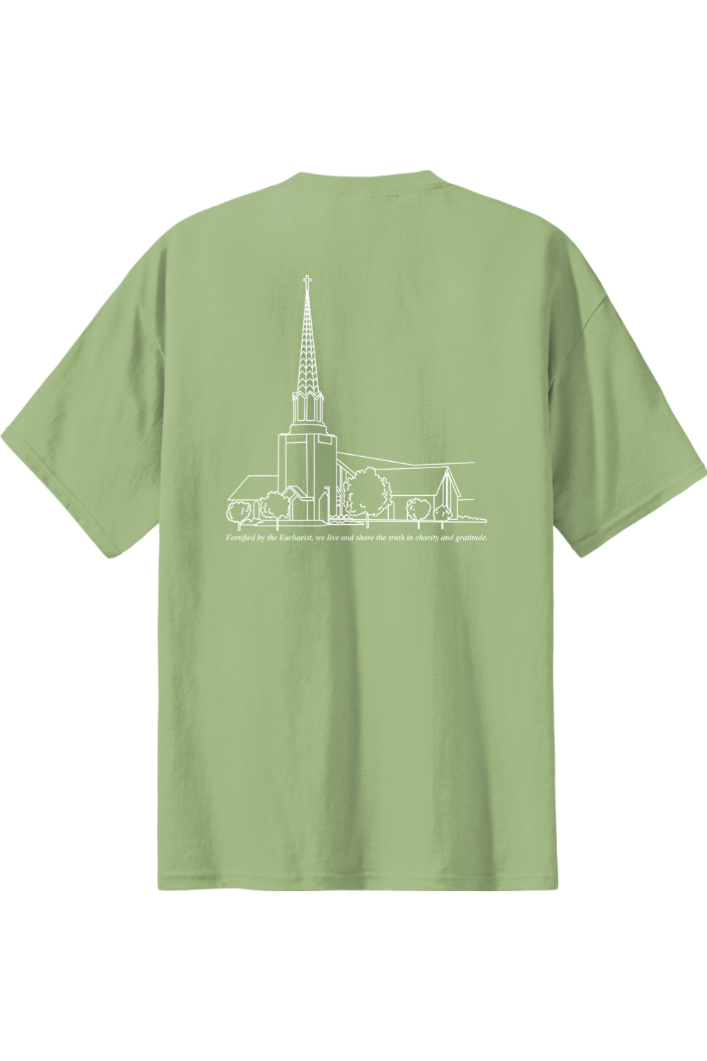 Saint Alphonsus Liguori Church Silhouette T-Shirt