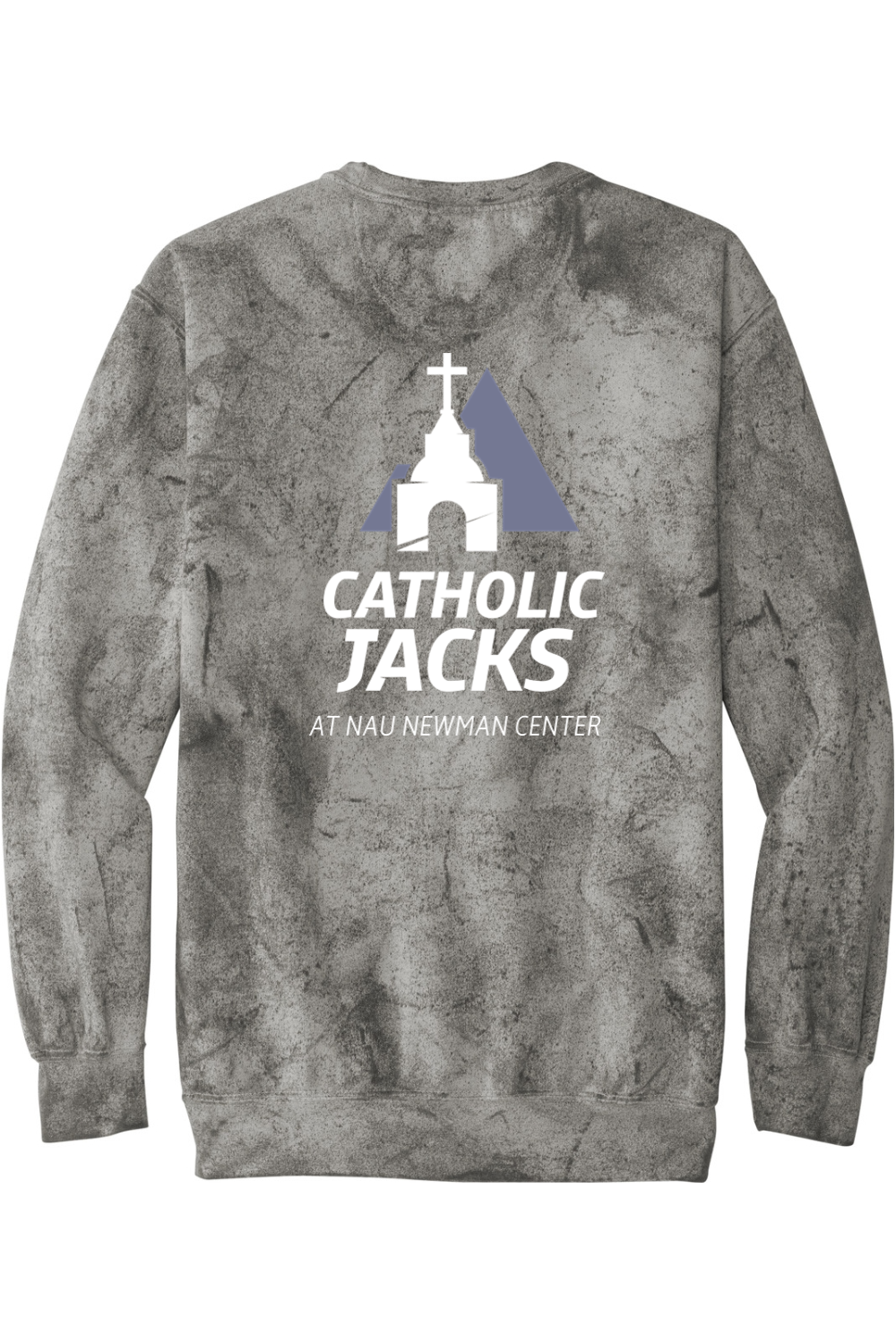 NAU Catholic Jacks Tie Dye Crewneck Sweatshirt