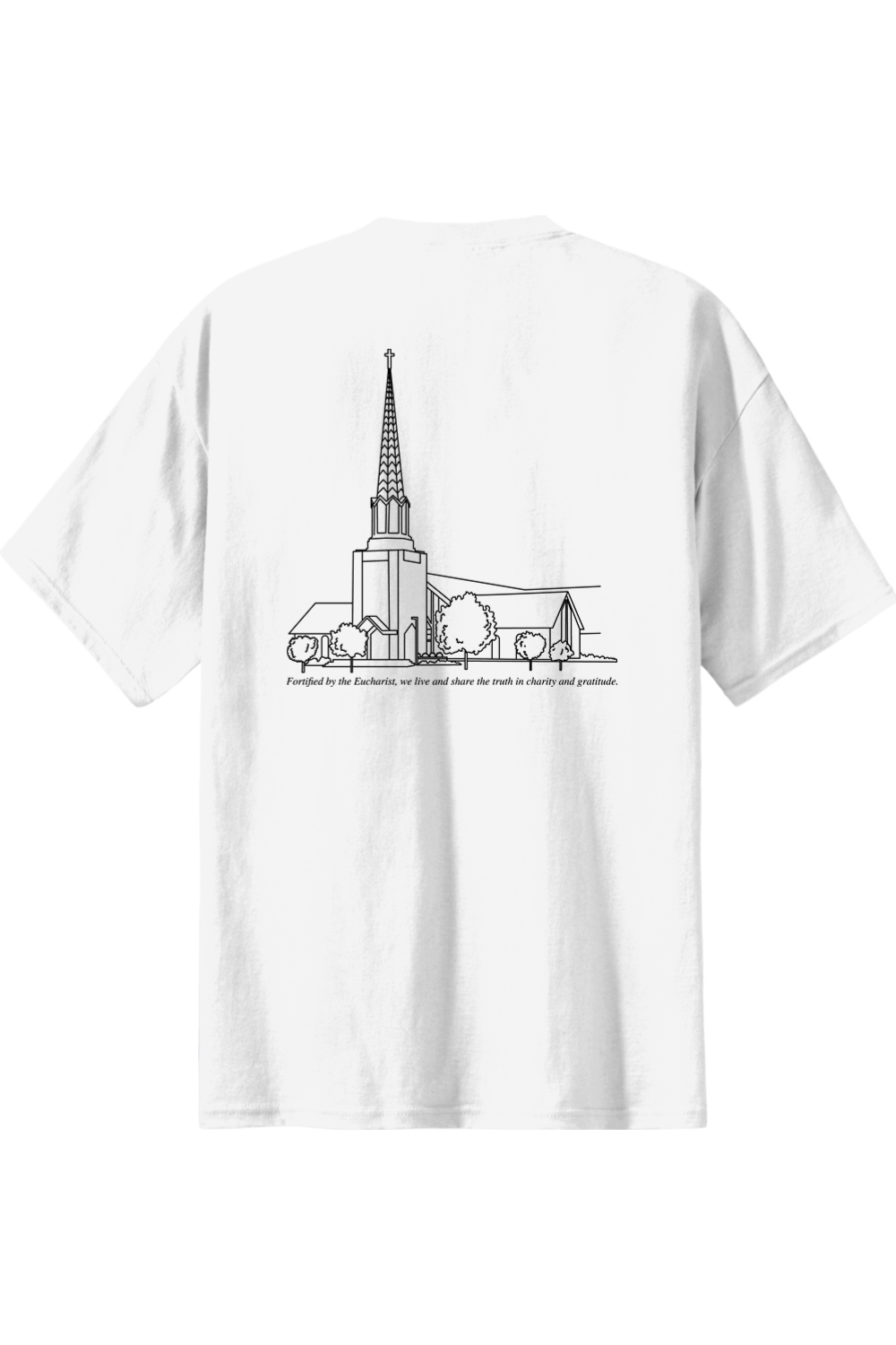 Saint Alphonsus Liguori Church Silhouette T-Shirt