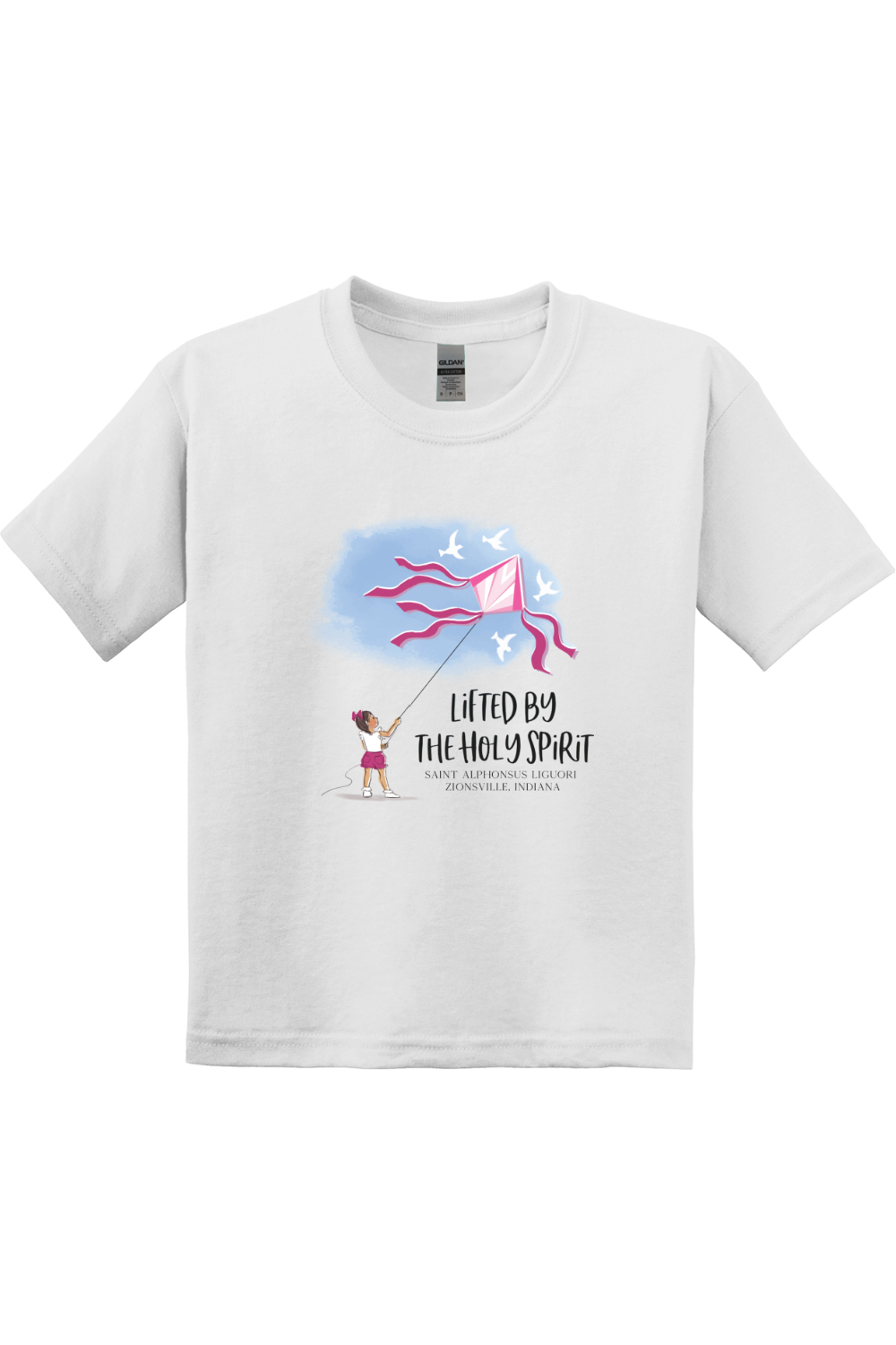 Saint Alphonsus Lifted By the Holy Spirit Girls Youth T-Shirt