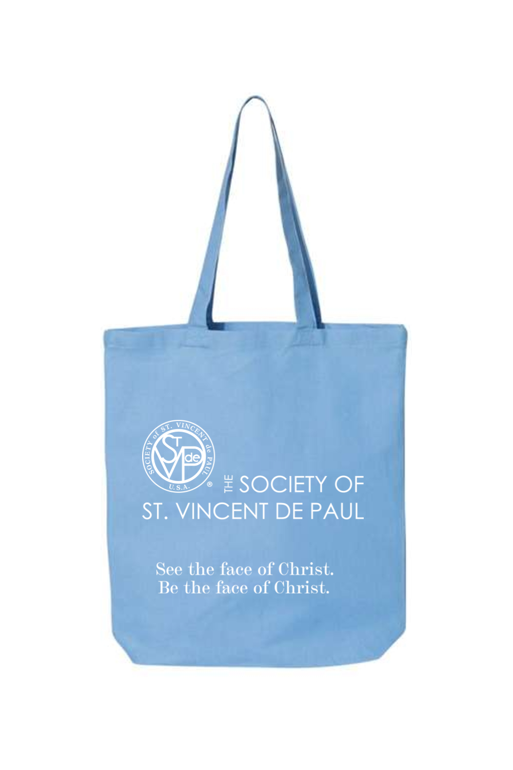 SVDP See the Face of Christ Tote Bag