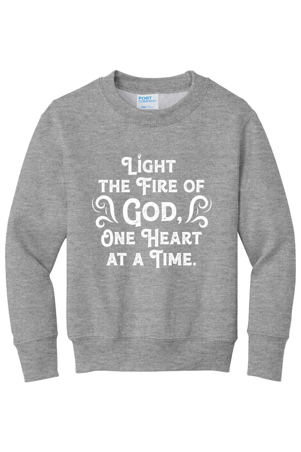 Light the Fire Youth Crewneck Sweatshirt