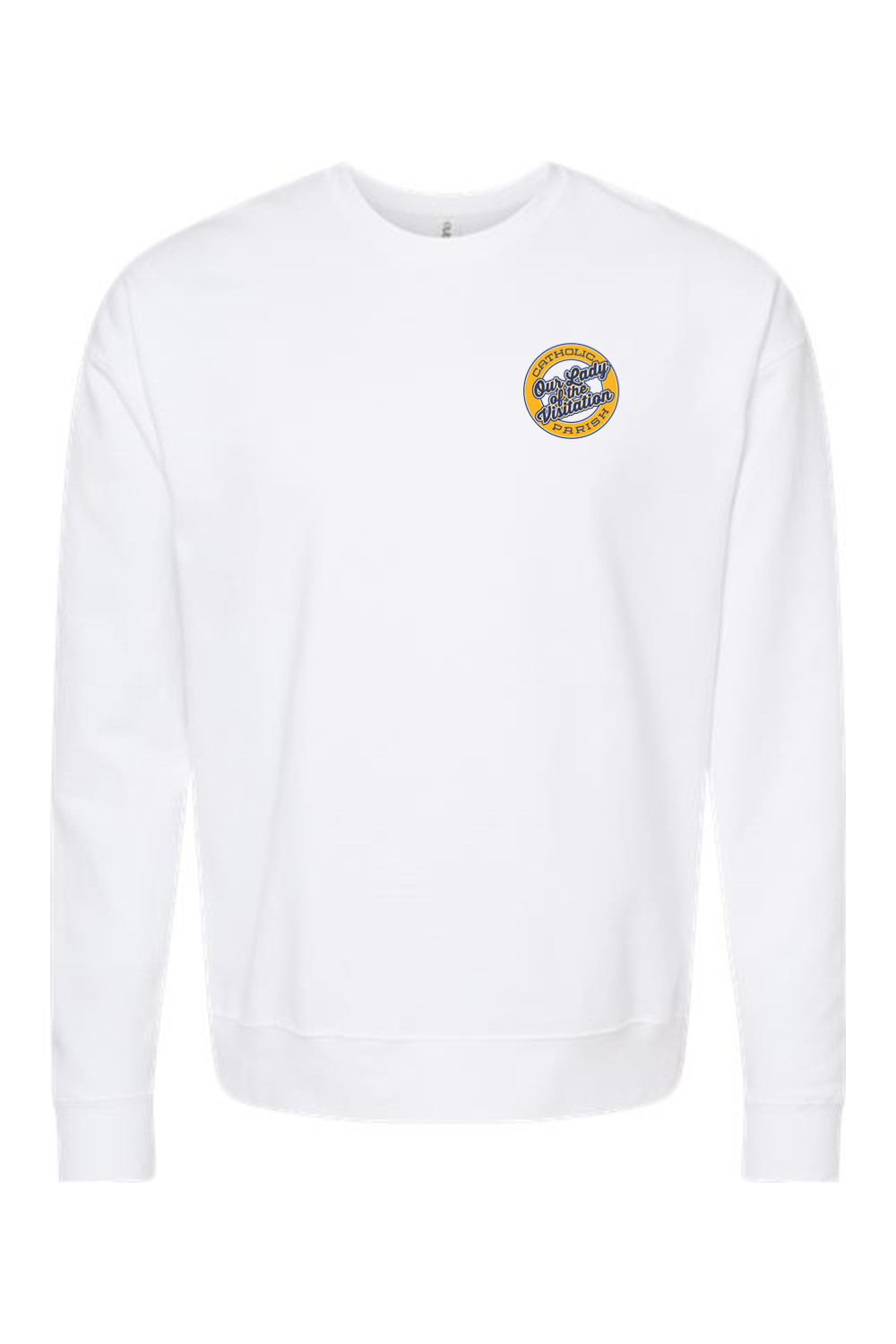 Our Lady of the Visitation Circle Left Chest Crewneck