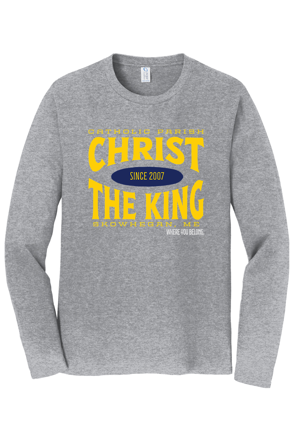 Christ the King Parish, 04976 Long Sleeve T-shirt